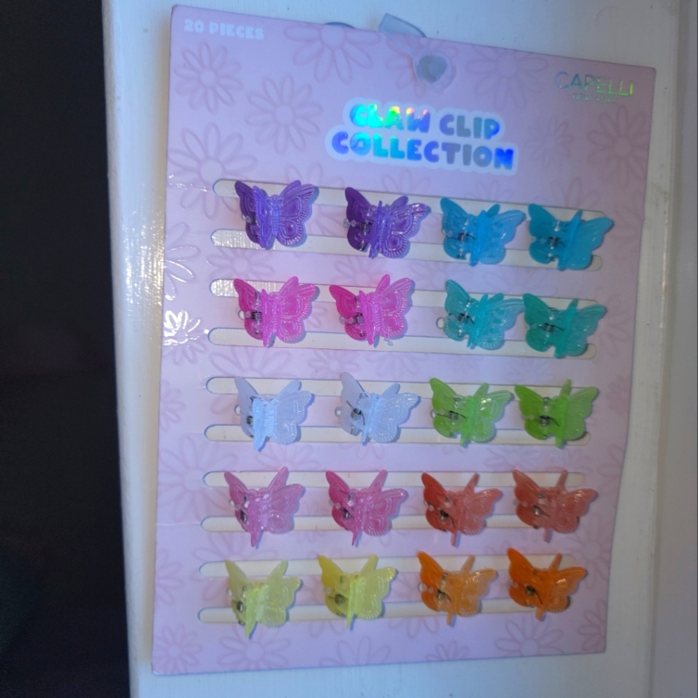 Girly hair clips